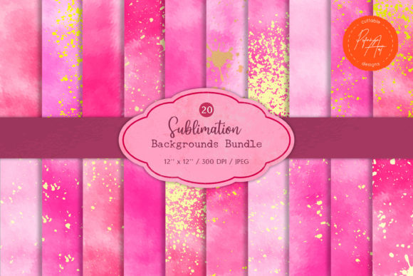 Download Digital Paper, Pink Watercolor Textures - Pink Collection